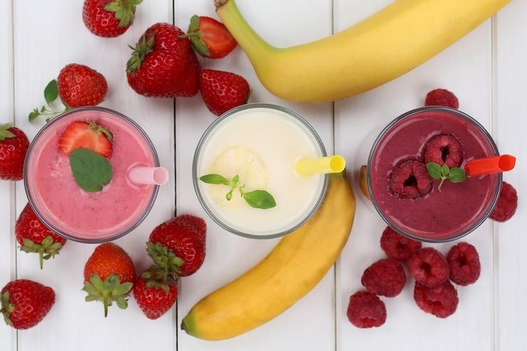 vitaminas para tomar na gravidez - As vitaminas de frutas preparadas com os ingredientes certos são uma ótima opção natural.