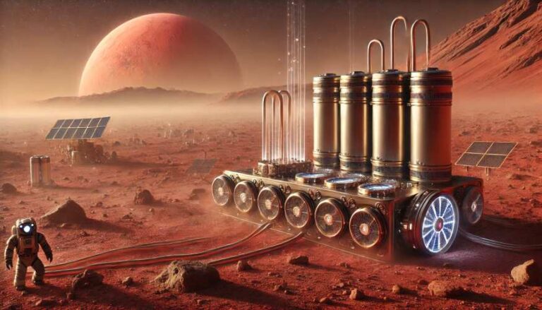 Bateria de Marte - A ideia de baterias de energia a partir de gases de Marte pode revolucionar a forma como exploramos o Planeta Vermelho.