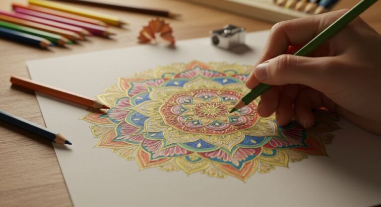Mandalas: Arte Terapêutica e Meditativa para Cura e Autodescoberta. Trabalhar com mandalas é uma jornada de autodescoberta e cura contínua.