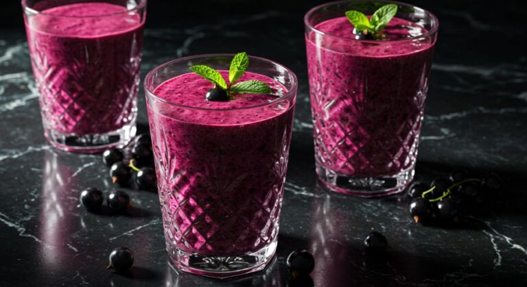 Smoothies de groselha preta: a bebida deliciosa e saudável que você vai querer compartilhar com todos que você conhece