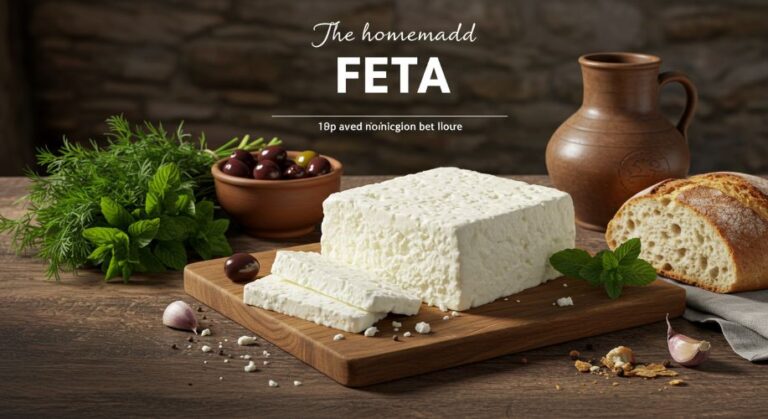 Feta: Um queijo de cabra ou ovelha salgado. O feta também é popular em outros países, como a Turquia, Israel e os Estados Unidos.