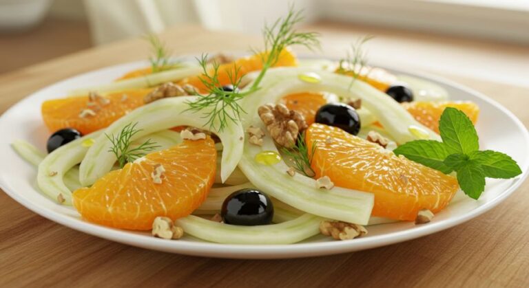 Salada Refrescante de Erva Doce. Prepare-se para se apaixonar pela nossa Salada Refrescante de Erva Doce com Laranja!