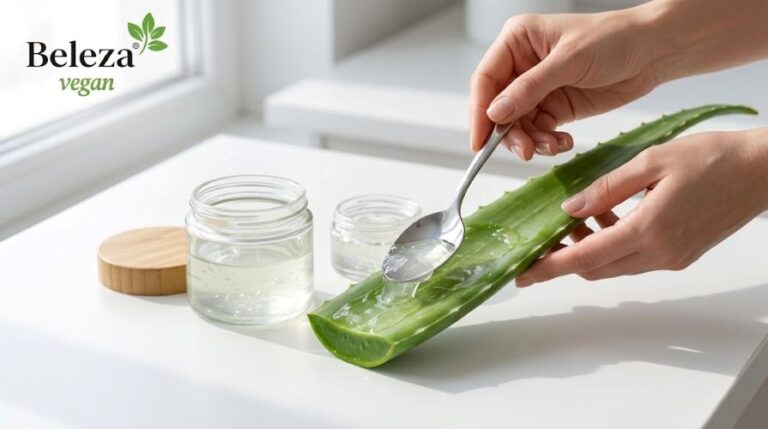 Descubra os benefícios da aloe vera (babosa) para a pele sensível. Aprenda como usar o gel puro, extrair a seiva com segurança