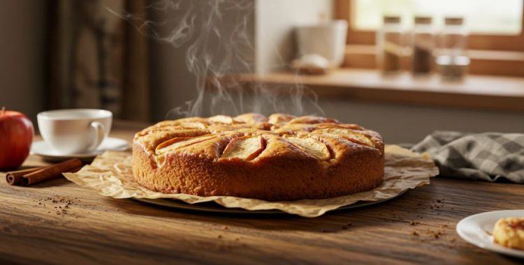 Bolo de Maçã com Canela: Um bolo caseiro que vai perfumar a sua casa e trazer conforto para o seu paladar. Saiba mais em nosso site